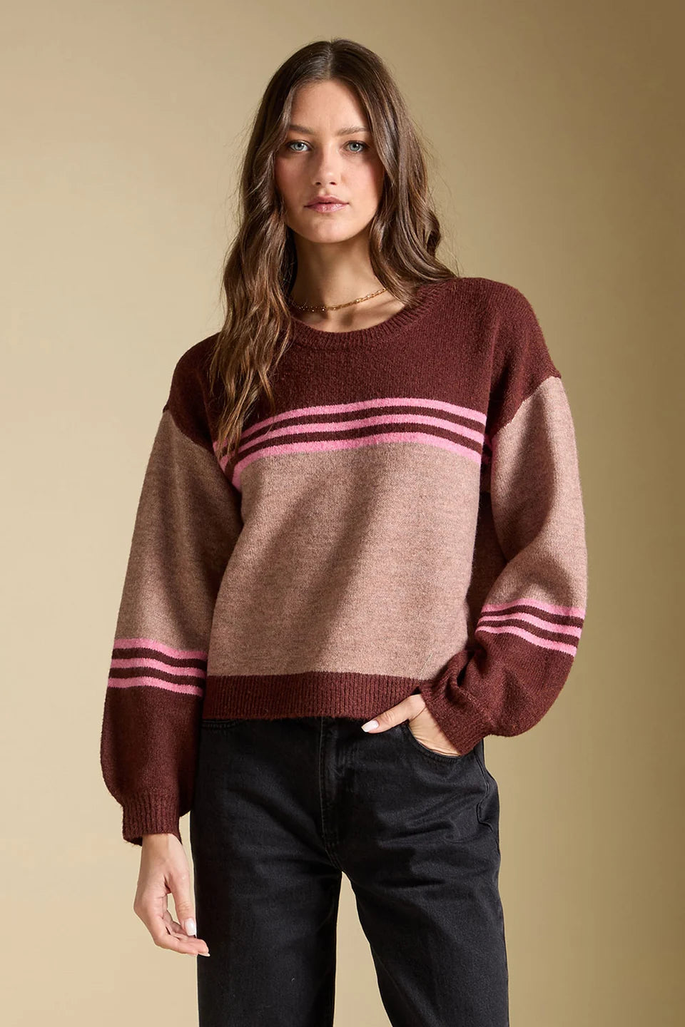 Isabeau Colorblock Sweater