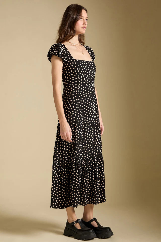 Juniper Polka Dot Midi Dress