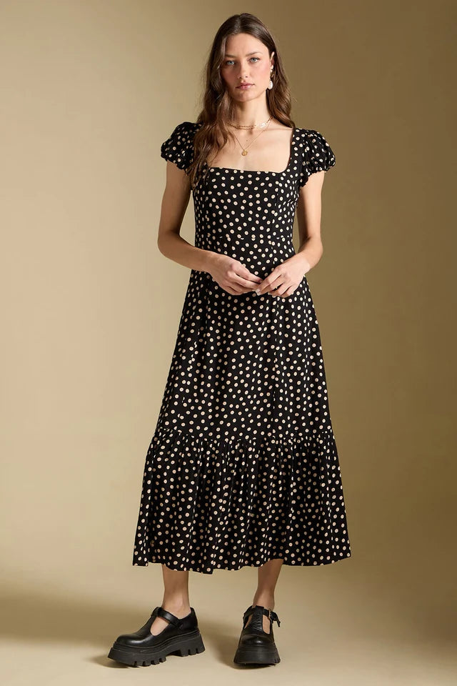 Juniper Polka Dot Midi Dress