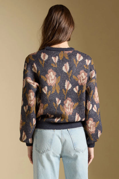 Ronnie Botanical Print Sweater