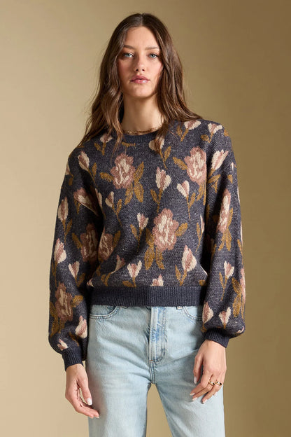 Ronnie Botanical Print Sweater