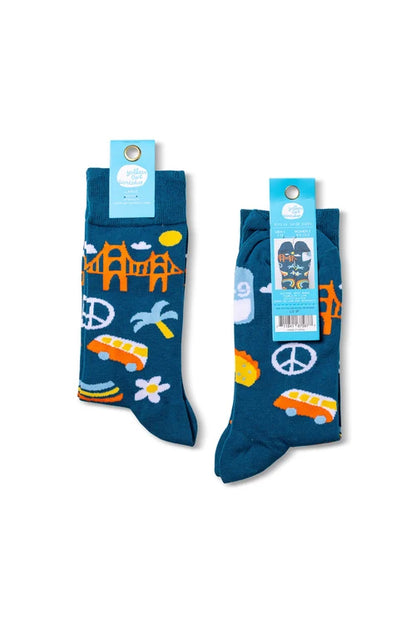 San Francisco Crew Socks Large