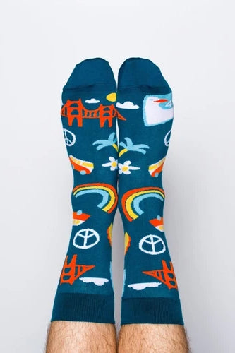San Francisco Crew Socks Large
