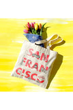 San Francisco Font Grocery Tote