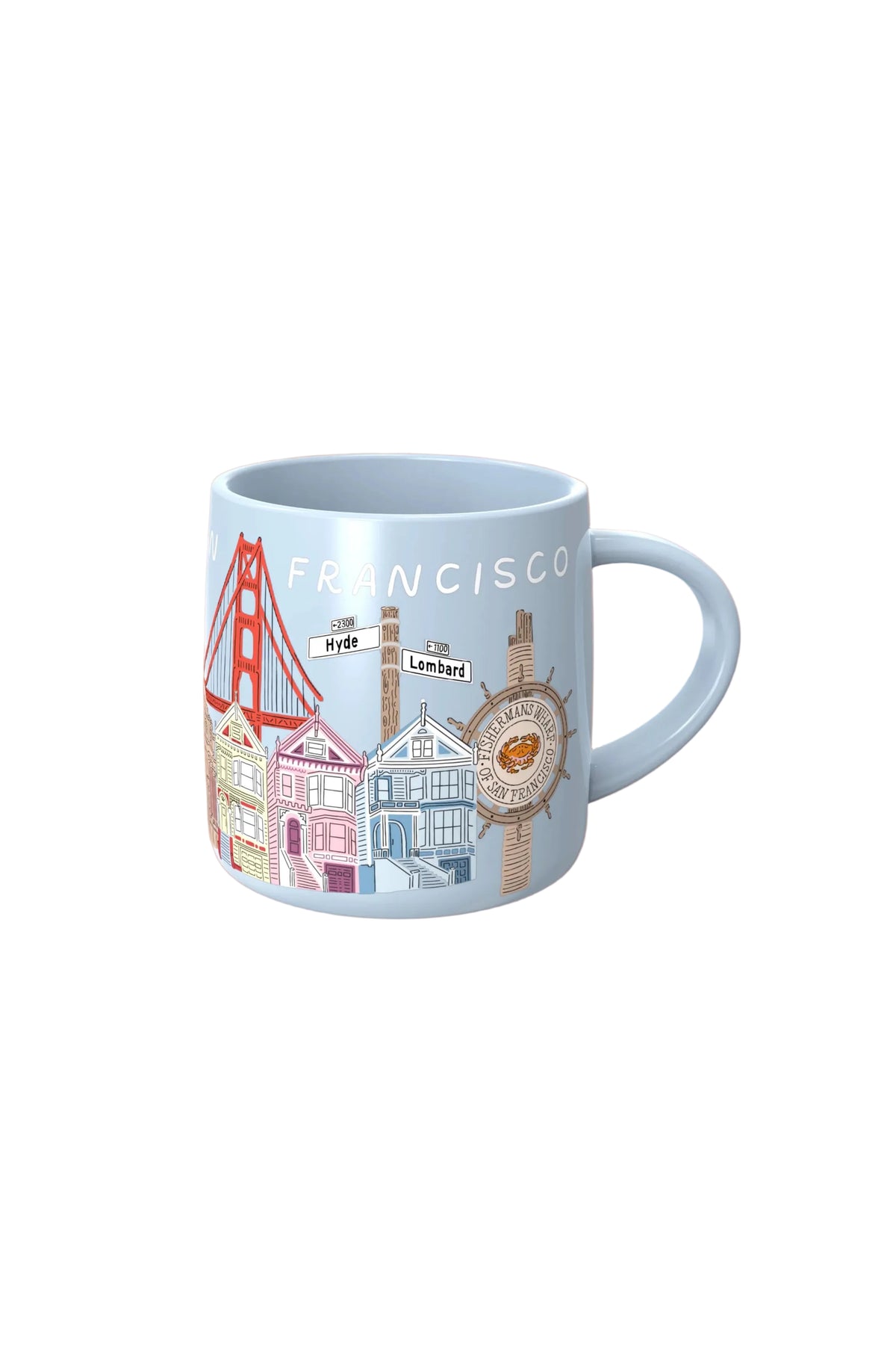 San Francisco Illustrated Landmarks Mug