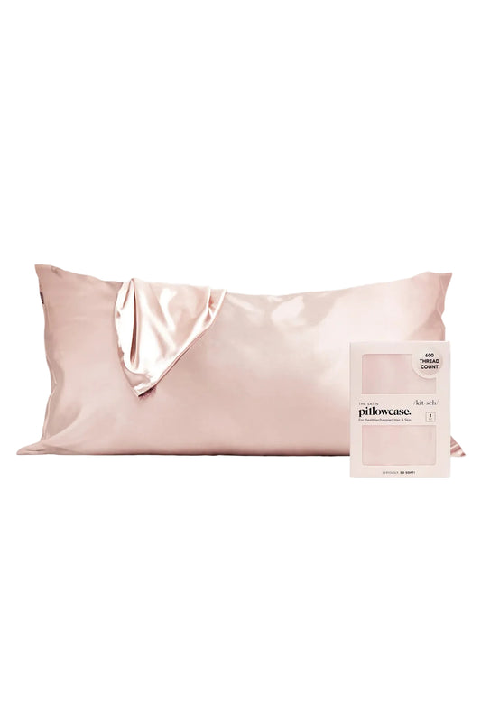 Satin King Pillowcase Blush