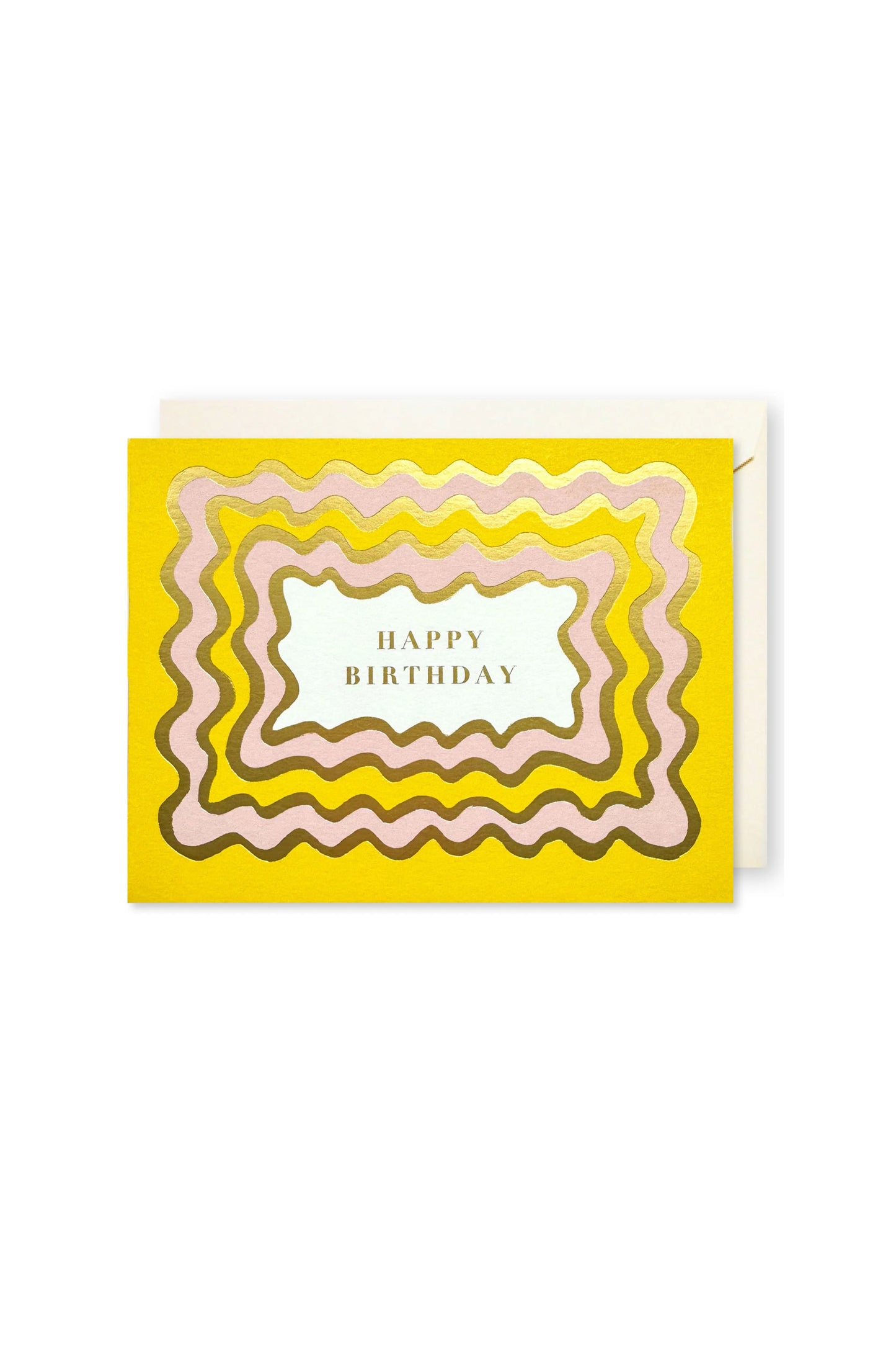 Scallop Pattern Birthday Card