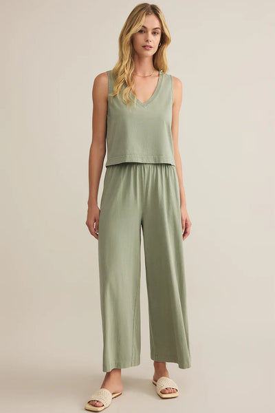 Scout Jersey Flare Pant Avocado