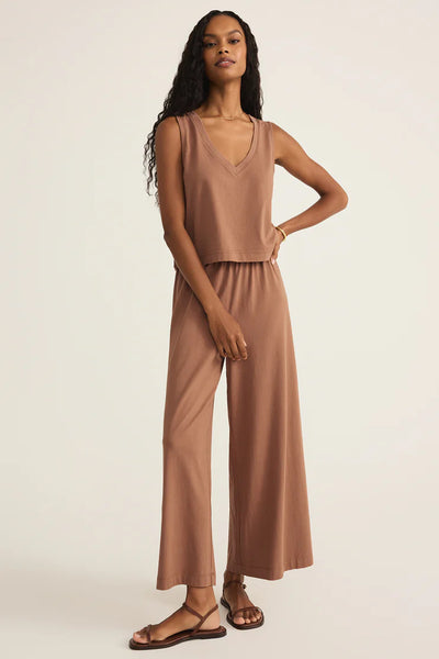 Scout Jersey Flare Pant Teakwood