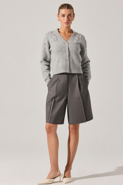 Susannah Cardigan with Embroidered Floral Detail