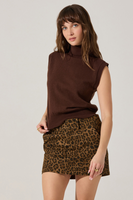 Avah Brown Turtleneck Sweater