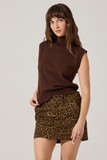 Avah Brown Turtleneck Sweater