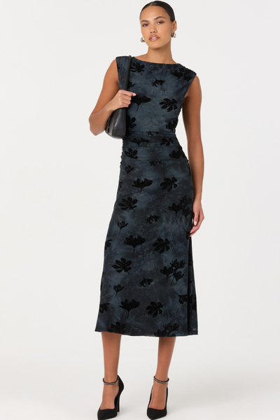 Tionne Sleeveless Midi Dress