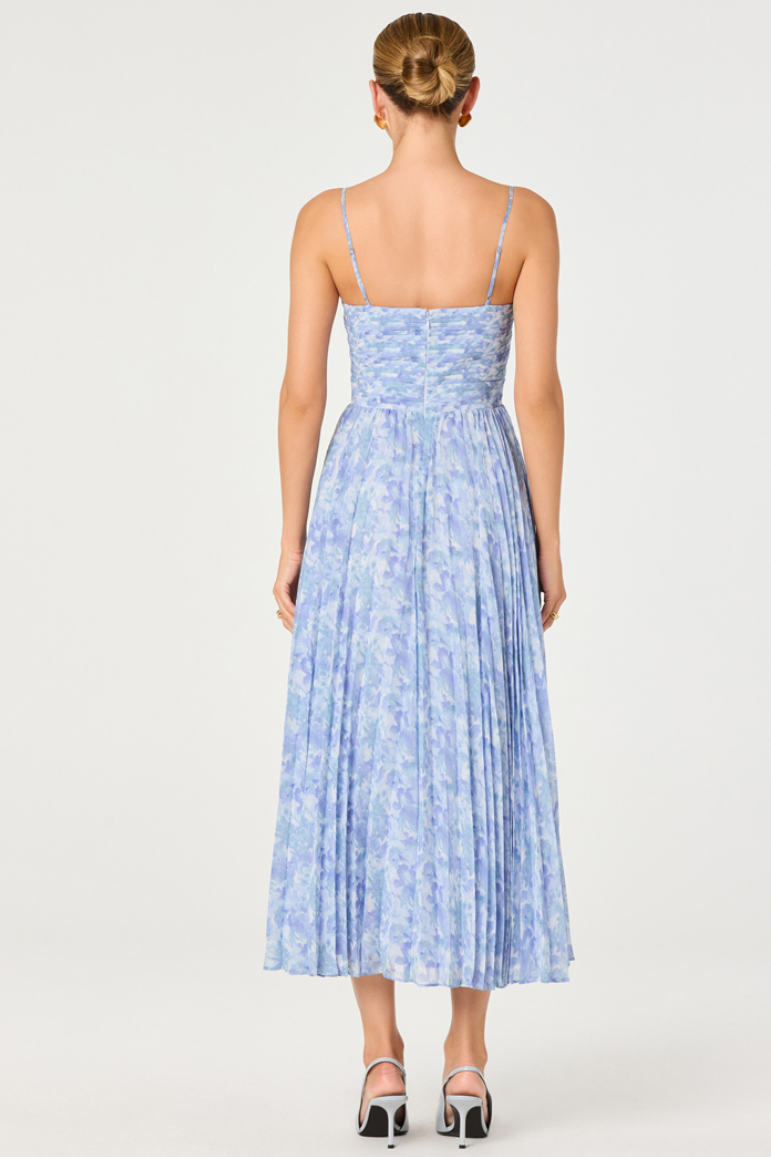 Bailey Floral Pleated Maxi Dress