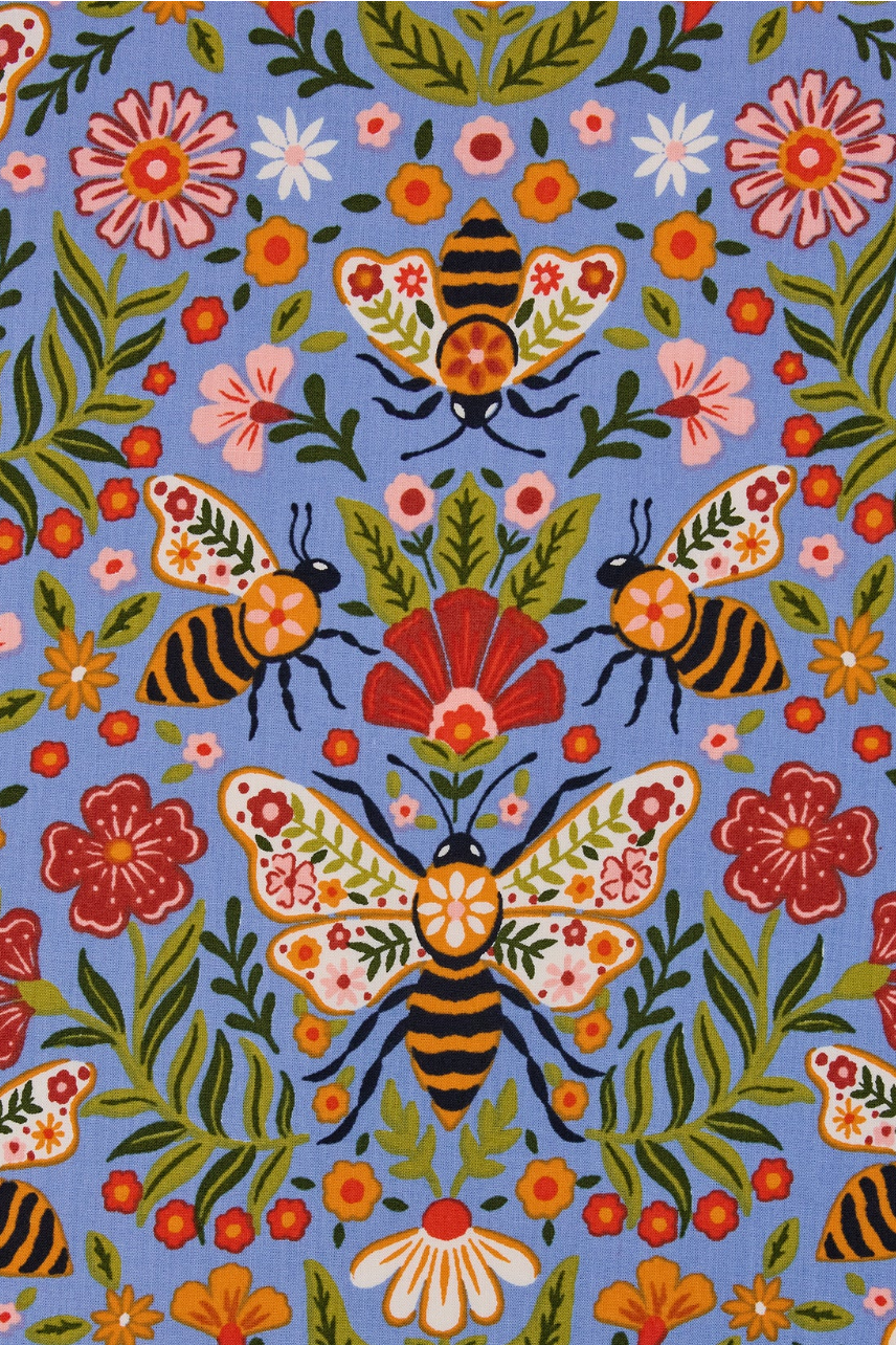 Bee Tapestry Long PJ Set