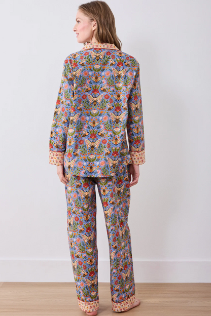 Bee Tapestry Long PJ Set