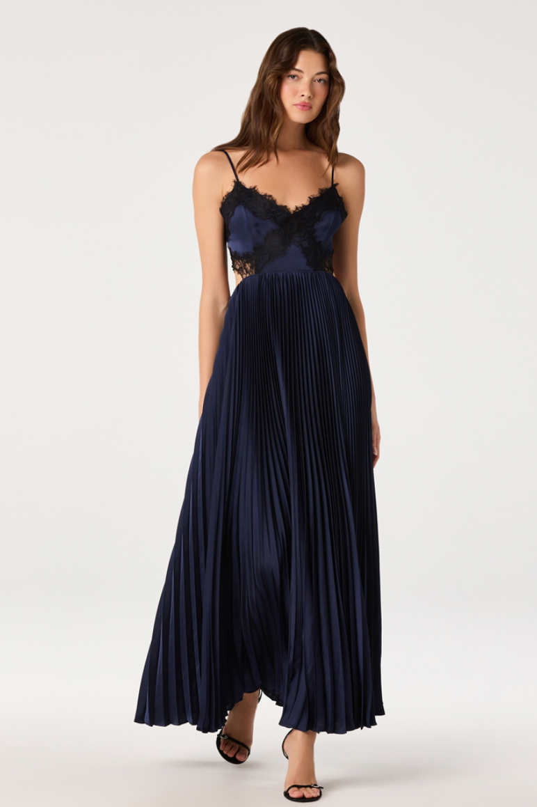Andy Lace Bodice Maxi Dress