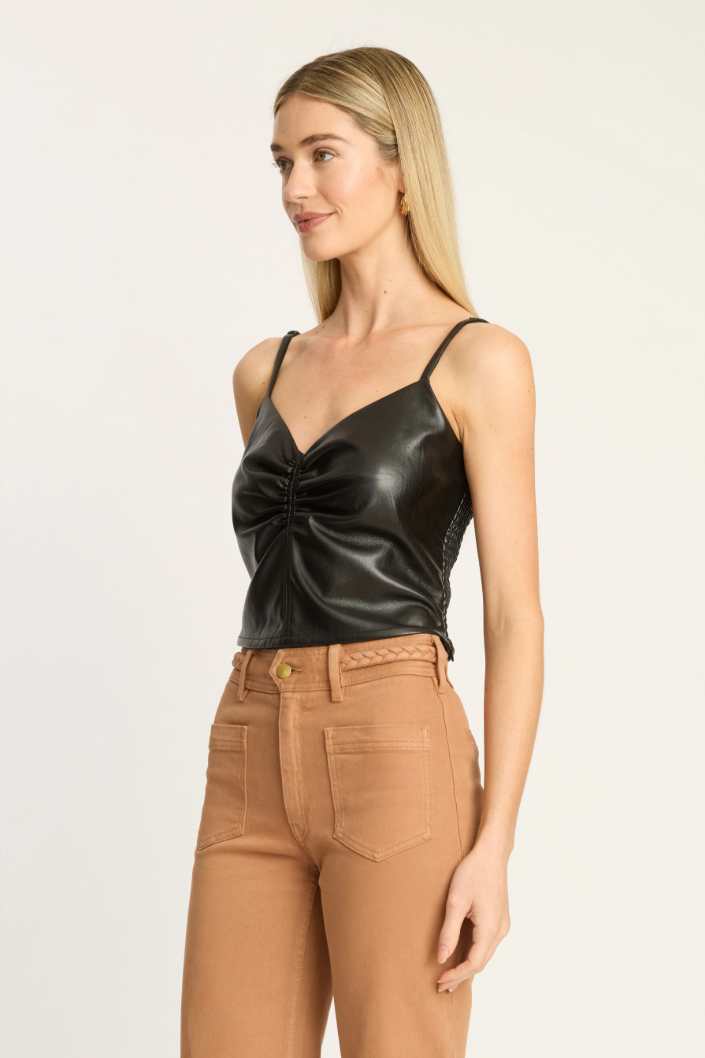 Marley Vegan Leather Camisole