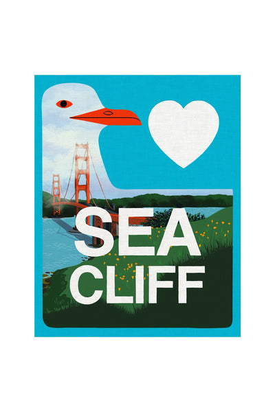 Sea Cliff 8 x 10 Print