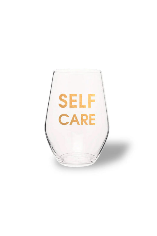 Self Care Wine Glass