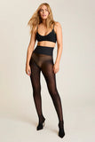 Semi Opaque Tights Black