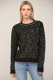 Sequin Embellished Sweater ⁩