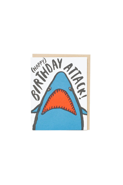 Shark Attack Birthday Card