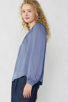 Shirred Yoke Blouse