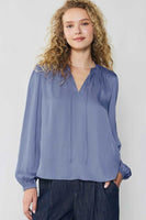 Shirred Yoke Blouse