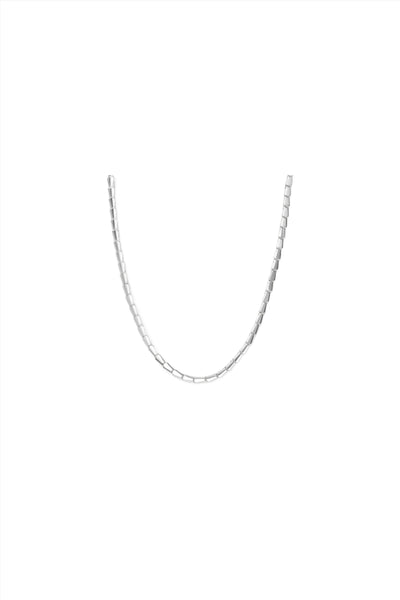 Silver Serpent Collar Necklace