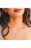 Single 5mm Crystal Pendant Necklace