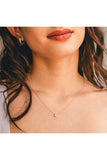 Single 5mm Crystal Pendant Necklace