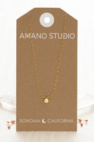 Single 5mm Crystal Pendant Necklace