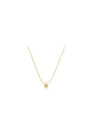 Single 5mm Crystal Pendant Necklace