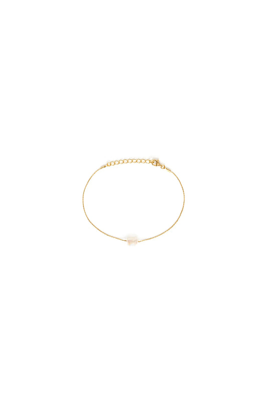 Single Freshwater Pearl Chain Bracelet