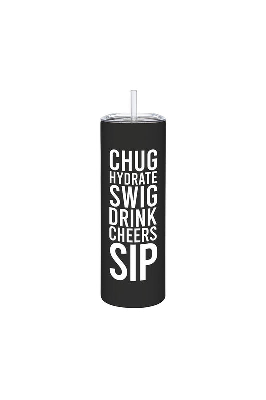Chug Skinny Tumbler with Straw