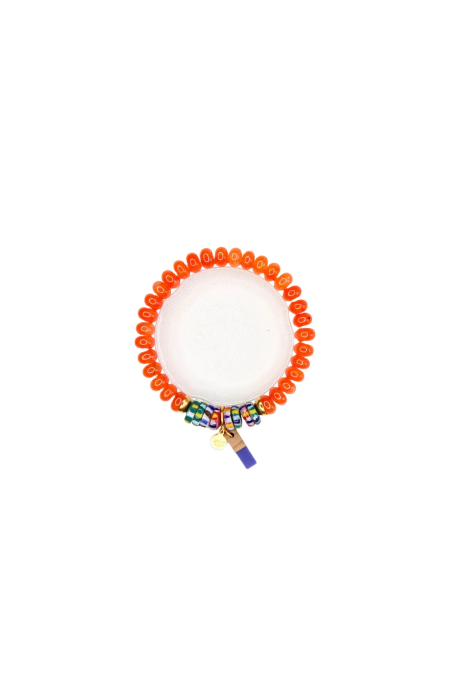 Skittles Elastic Bracelet in Aura Orange