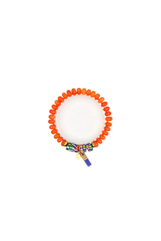 Skittles Elastic Bracelet in Aura Orange