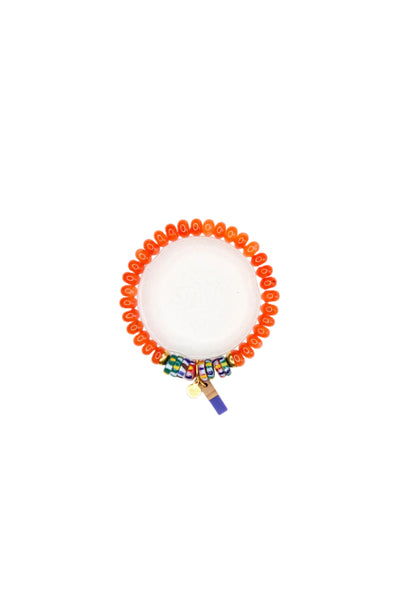 Skittles Elastic Bracelet in Aura Orange