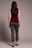 Sleeveless Mock Neck Knit Top