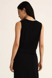 Sloane Jersey Muscle True Black