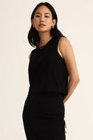 Sloane Jersey Muscle True Black