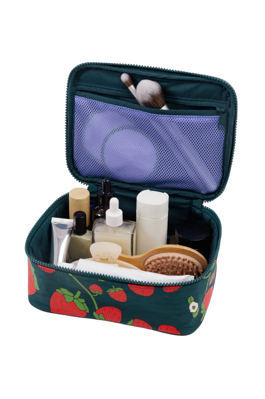 Small Cosmetic Case Strawberry Blossom