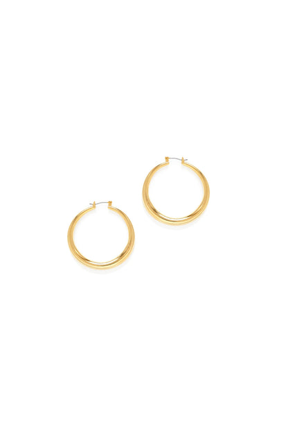 Small Maria Hoops Gold
