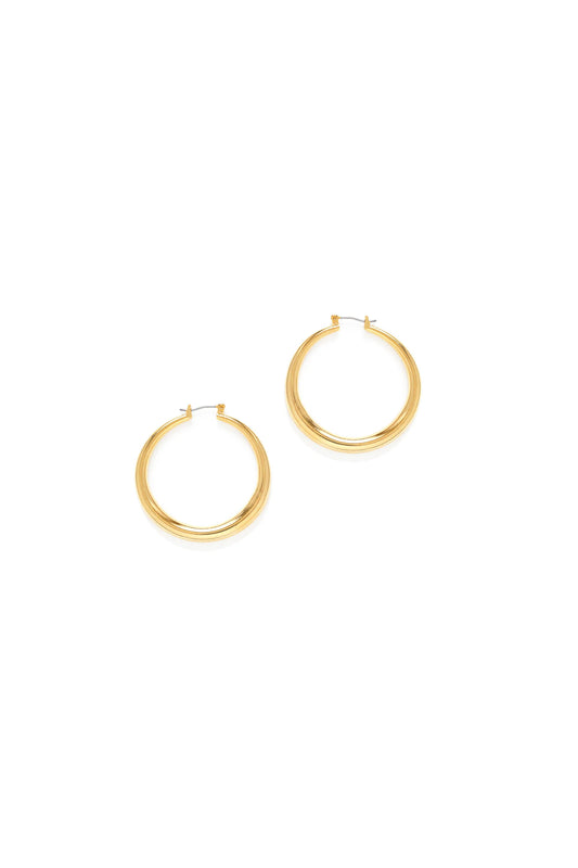 Small Maria Hoops Gold
