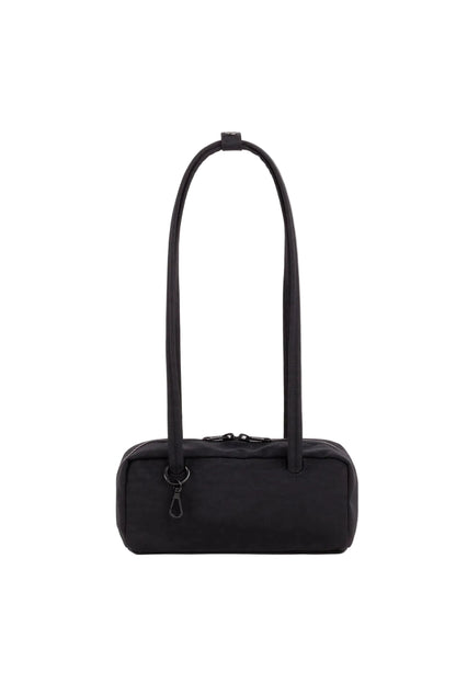 Small Nylon Bowler Bag Black