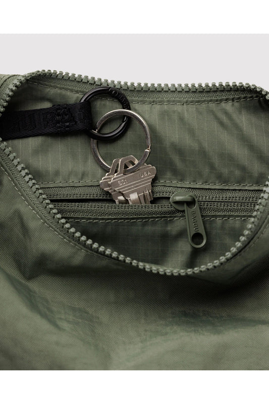 Small Nylon Crescent Bag Caper