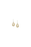 Small Teardrop with Oval Lattice Earrings