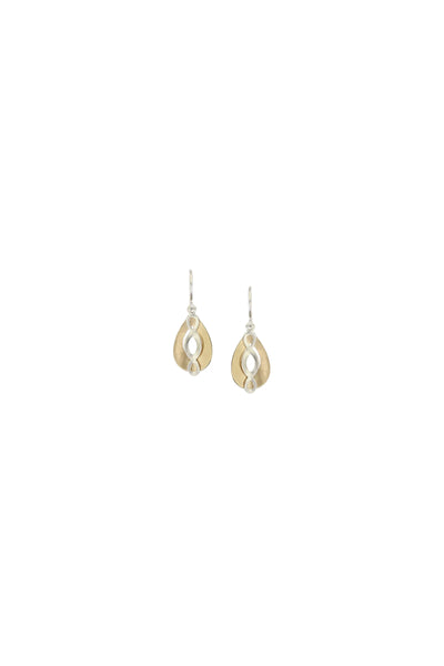 Small Teardrop with Oval Lattice Earrings