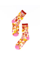 Smiley Face Daisy Socks